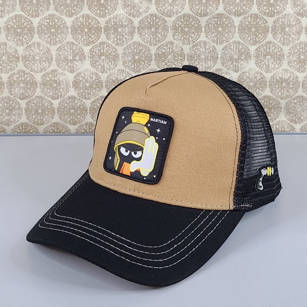 New Mens Martian From Looney Tunes Adjustable Snapback Cap Hat